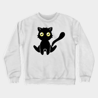 Black Cat Crewneck Sweatshirt